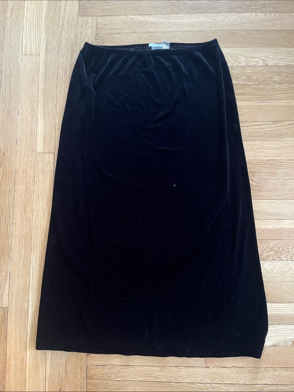 Old Navy Black Velvet Maxi Skirt